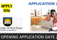 University of Fort Hare (UFH) Opening Application Date 2026