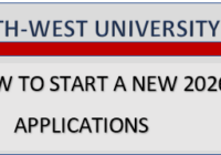 How to Start a New NWU Application for 2026