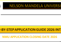 Nelson Mandela University (NMU) Closing Date 2026