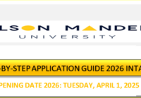 Nelson Mandela University (NMU) Opening Date 2026