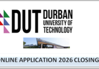 DUT Online Application 2026 Closing Date