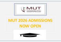 MUT 2026 Admissions Now Open