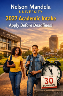 Nelson Mandela University 2027 Academic Intake: Apply Before Deadlines