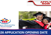 TUT Online Application Opening Date For 2026