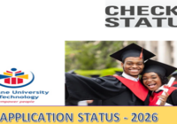 TUT Online Application Status For 2026