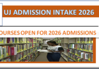 Courses Open at UJ for 2026 Admissions