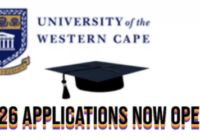 UWC Online Applications for 2026 Academic Year Now Open