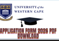 UWC Application Form 2026 PDF Download