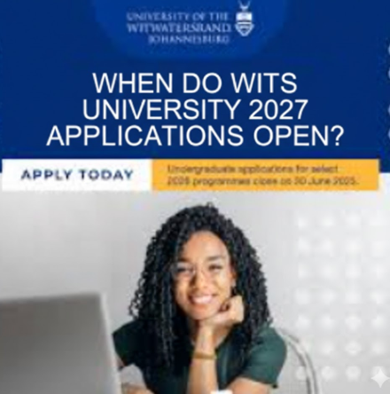 When Do Wits University 2027 Applications Open?