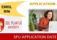 Sol Plaatje University Online Application 2026 Closing Date