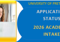 University of Pretoria 2026 Application Status