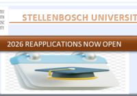 Stellenbosch University 2026 Reapplications Now Open