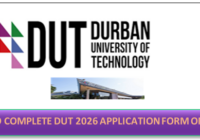 How to Complete Your DUT 2026 Application Form Online