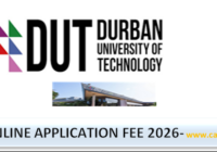 DUT Online Application Fee 2026