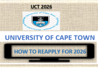 How to Reapply to UCT for the 2026 Academic Year