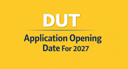DUT Application Opening Date For 2027