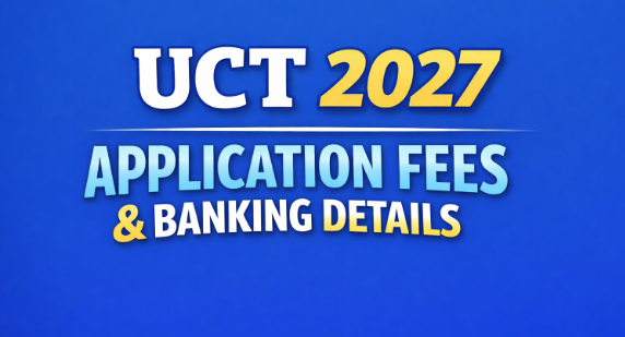 UCT 2027 Application Fees & Banking Details