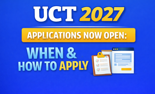 UCT 2027 Applications Now Open: When & How to Apply