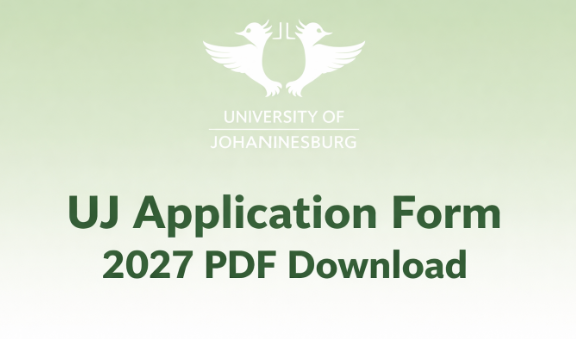UJ Application Form 2027 PDF Download - www uj ac za