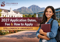2027 Application Dates, Fee & How to Apply – Stellenbosch University