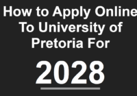 How to Apply Online To University of Pretoria For 2028