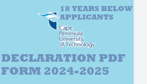 CPUT Minor Declaration Form 2025/2026 PDF - Apply Online Admission