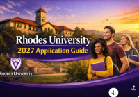 Rhodes University 2027 Applications Are Now Open