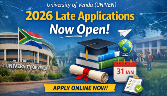 University of Venda (UNIVEN) 2026 Late Applications Now Open!