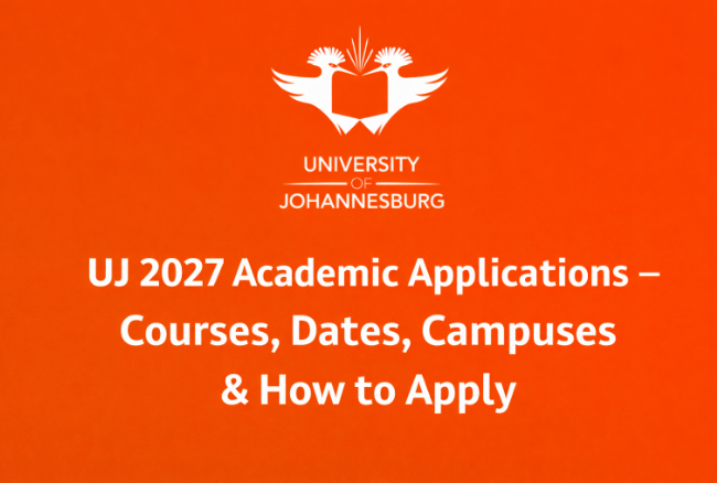 UJ 2027 Academic Applications – Courses, Dates, Campuses & How to Apply